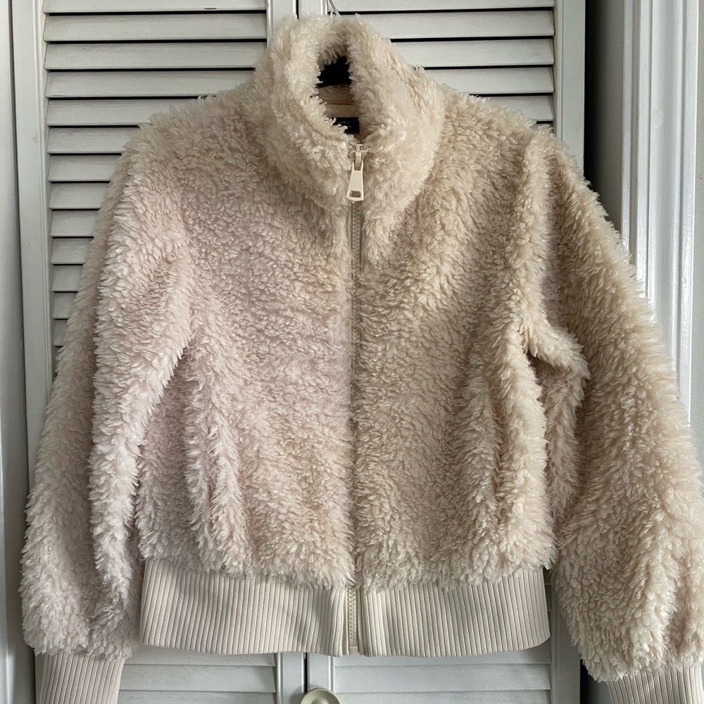 Zara Faux Fur Bomber Jacket